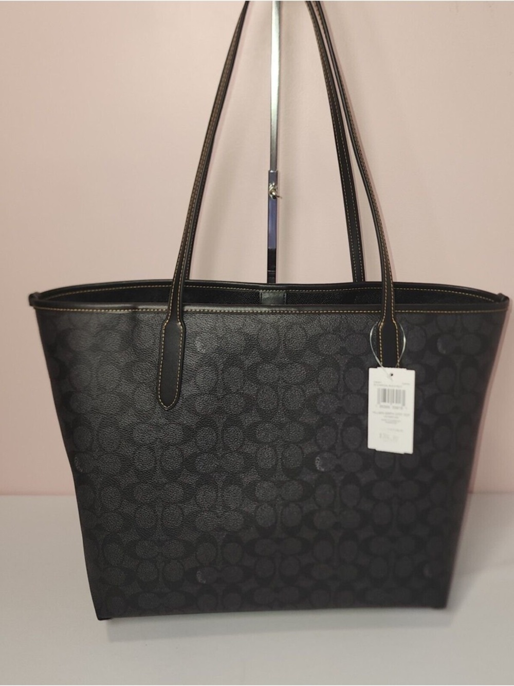 Coach Tote In Signature Canvas With Halloween Graphic Bag Purse - Picture 4 of 6